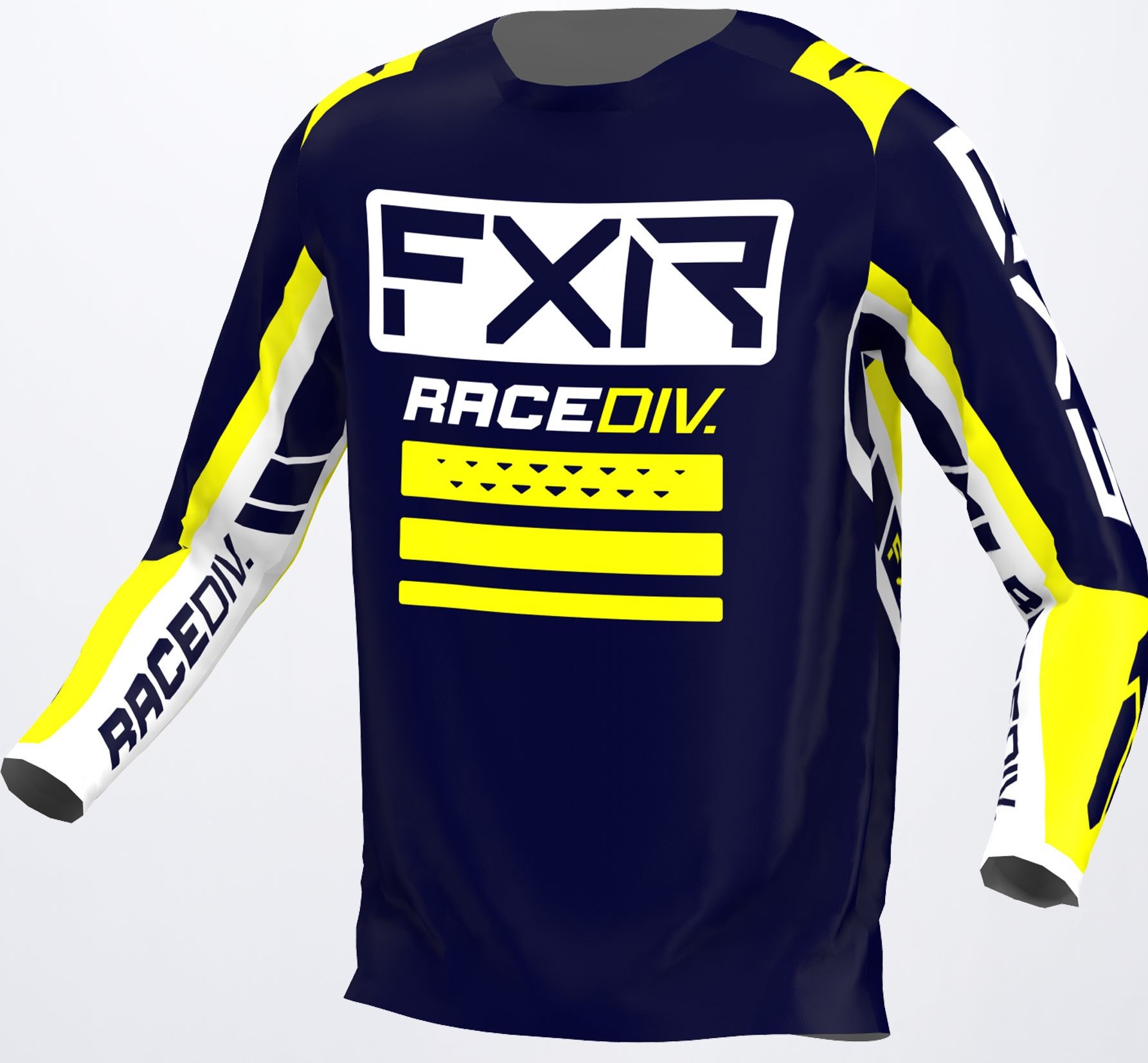 FXR Crosströja Clutch Pro Blå/Gul/Vit