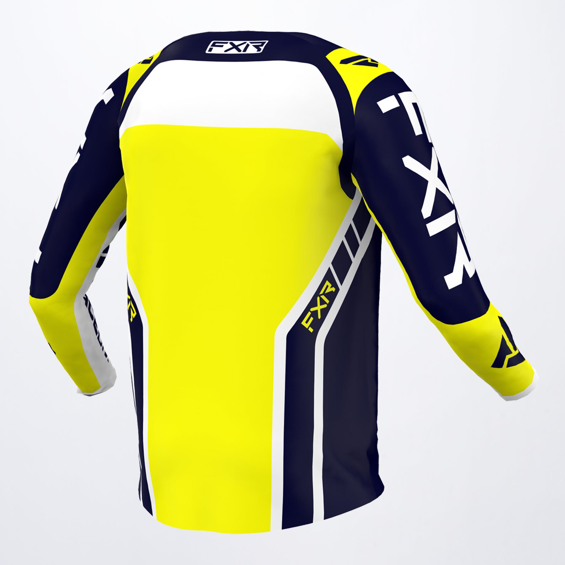 FXR Crosströja Clutch Pro Blå/Gul/Vit bild 2
