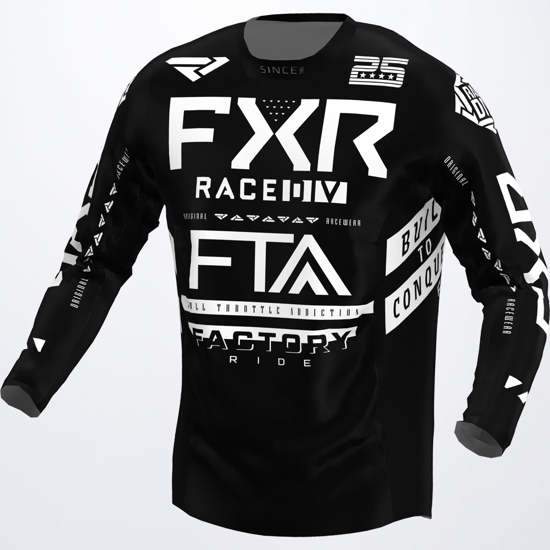 FXR Crosströja Podium Gladiator Svart