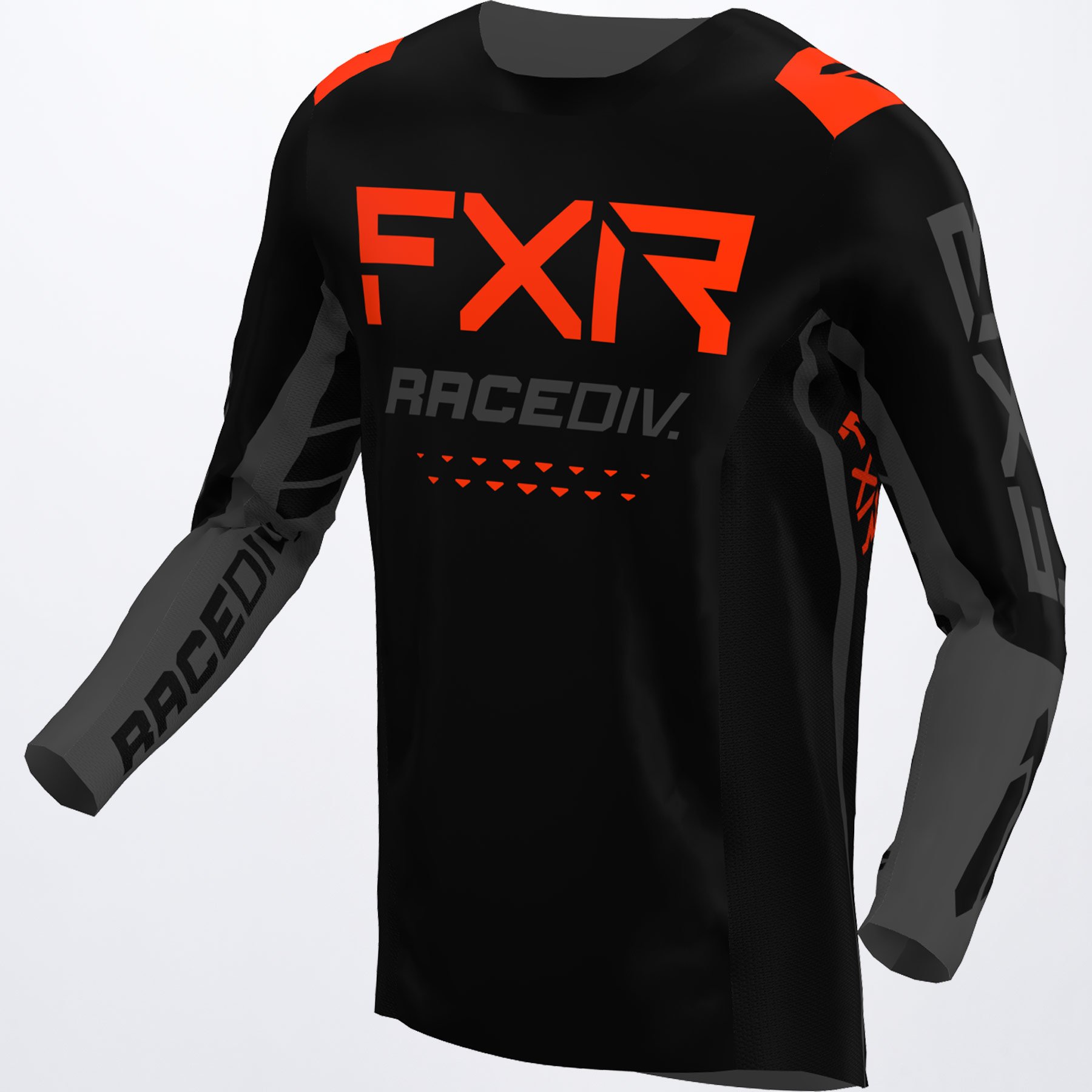 FXR Endurotröja Off-Road Svart/Charcoal/Röd