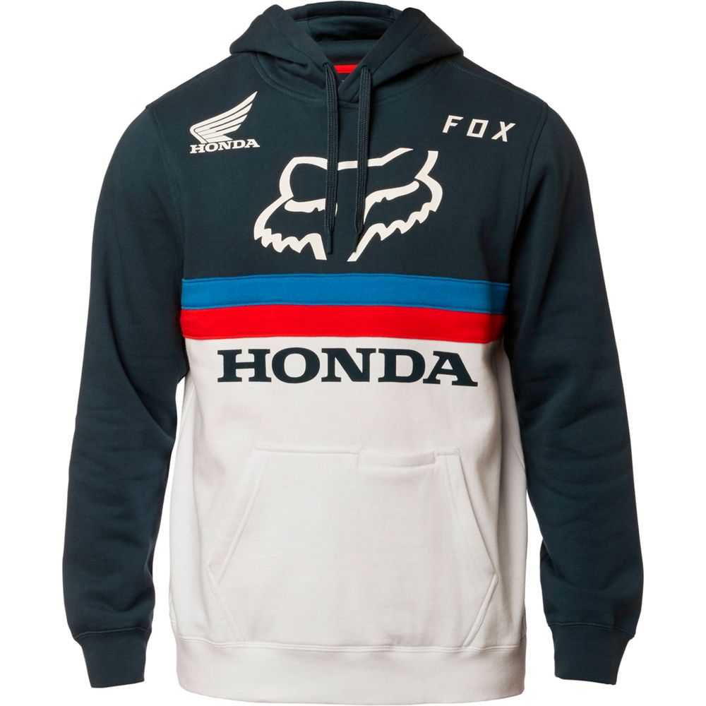 Fox Hoodie Honda Blå/Vit