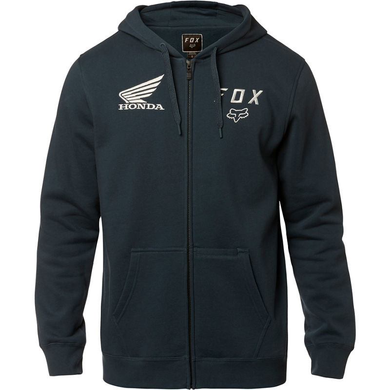 Fox Hoodie Honda Zip Fleece Navy