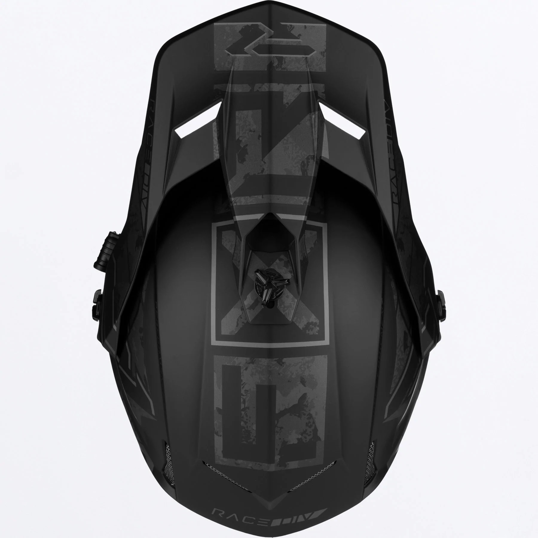 FXR Skoterhjälm Clutch X (Elvisir) Mattsvart/Grå bild 4