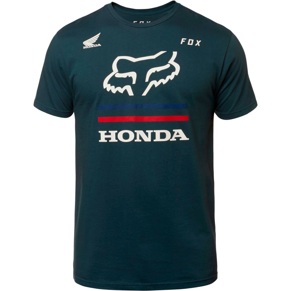 Fox T-Shirt Honda Blå