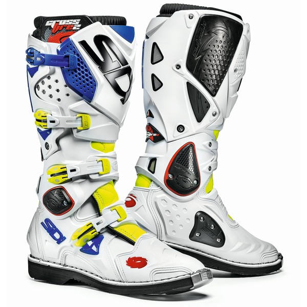 Sidi Crosstövel Crossfire 2 Fluogul/Vit/Blå