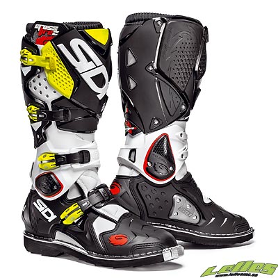 Sidi Crosstövel Crossfire 2 Vit/Svart/Fluogul