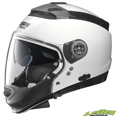 Nolan Hjälm Jet N44 Classic N-Com Vit