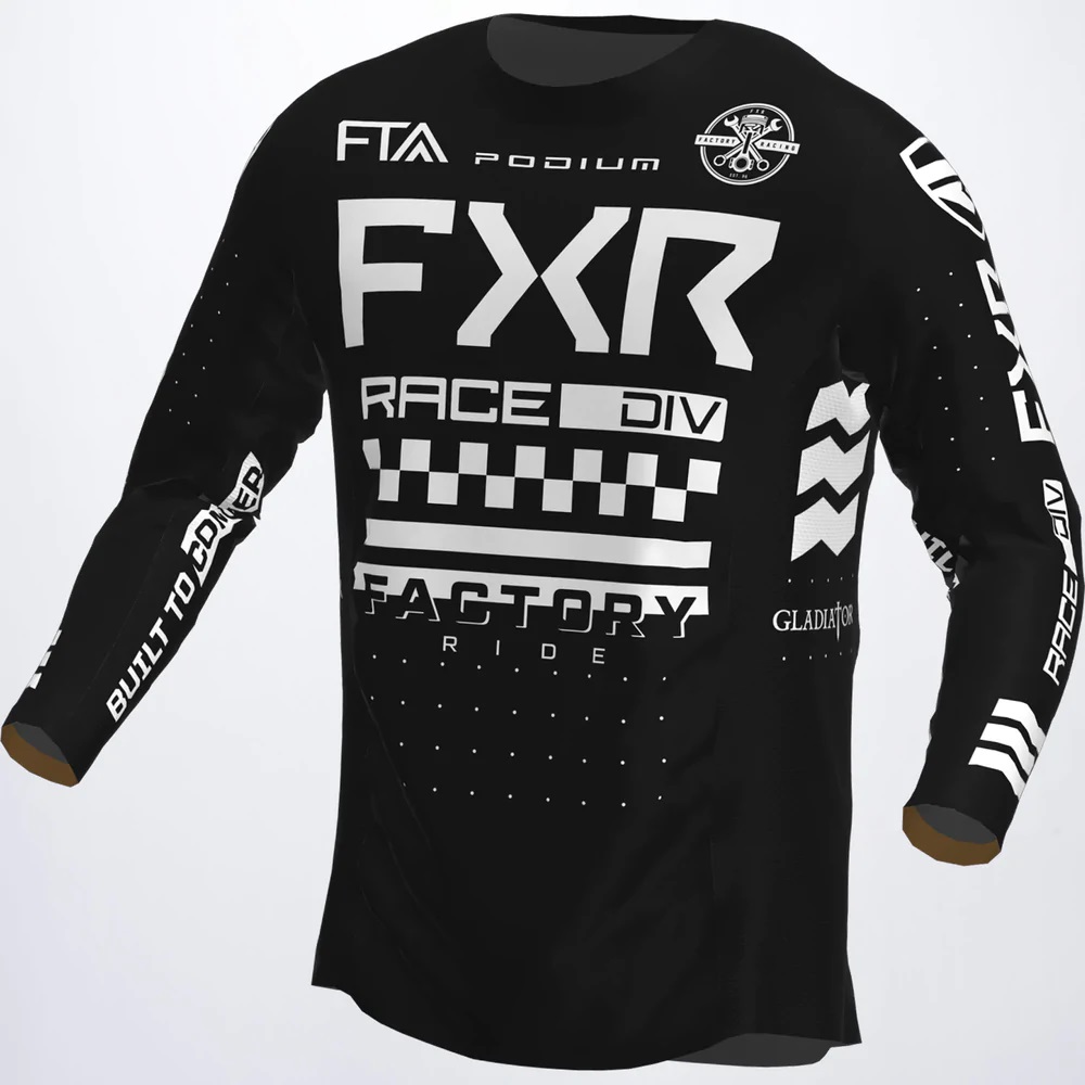 FXR Crosströja Podium Svart (Junior)
