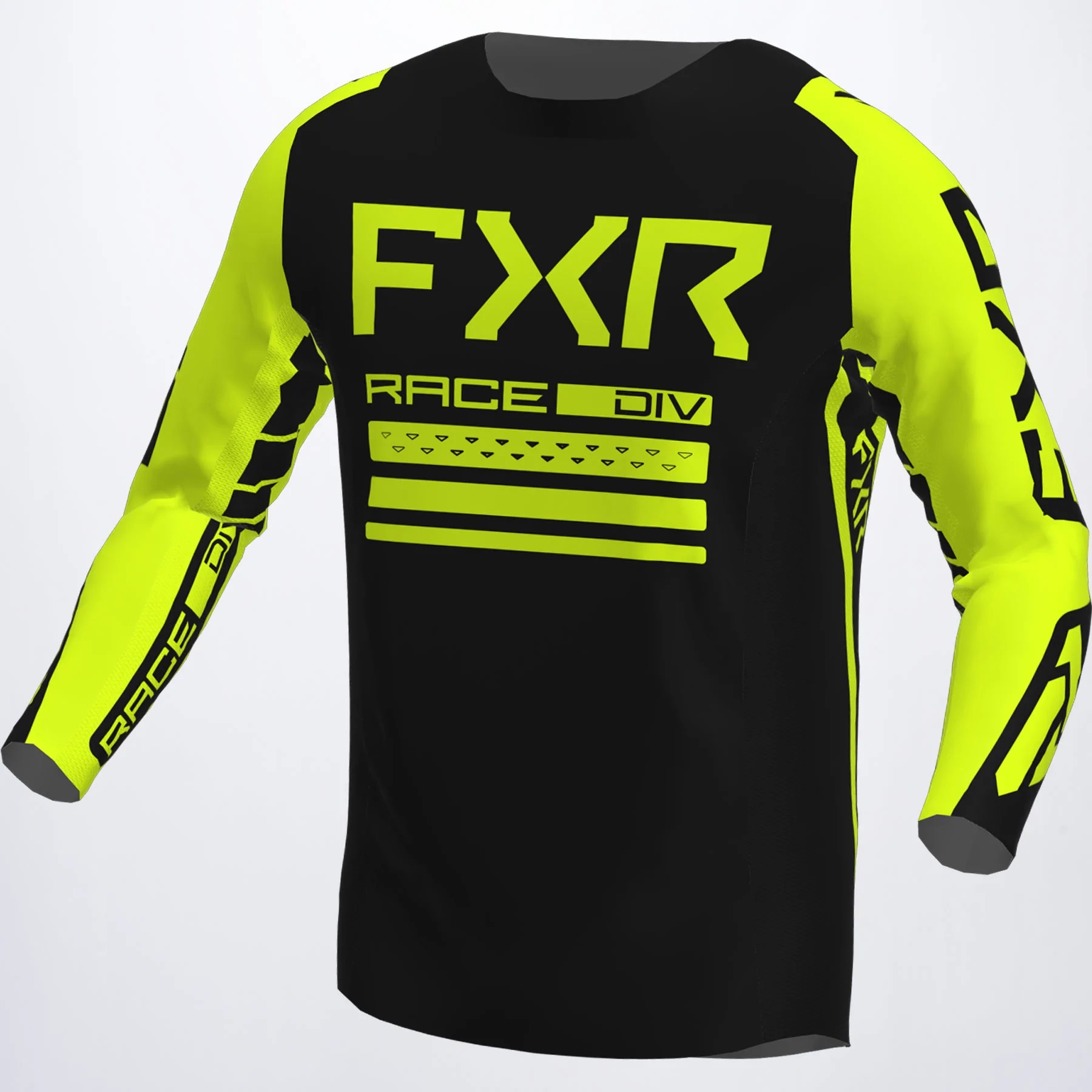 FXR Crosströja Contender Svart/Fluogul