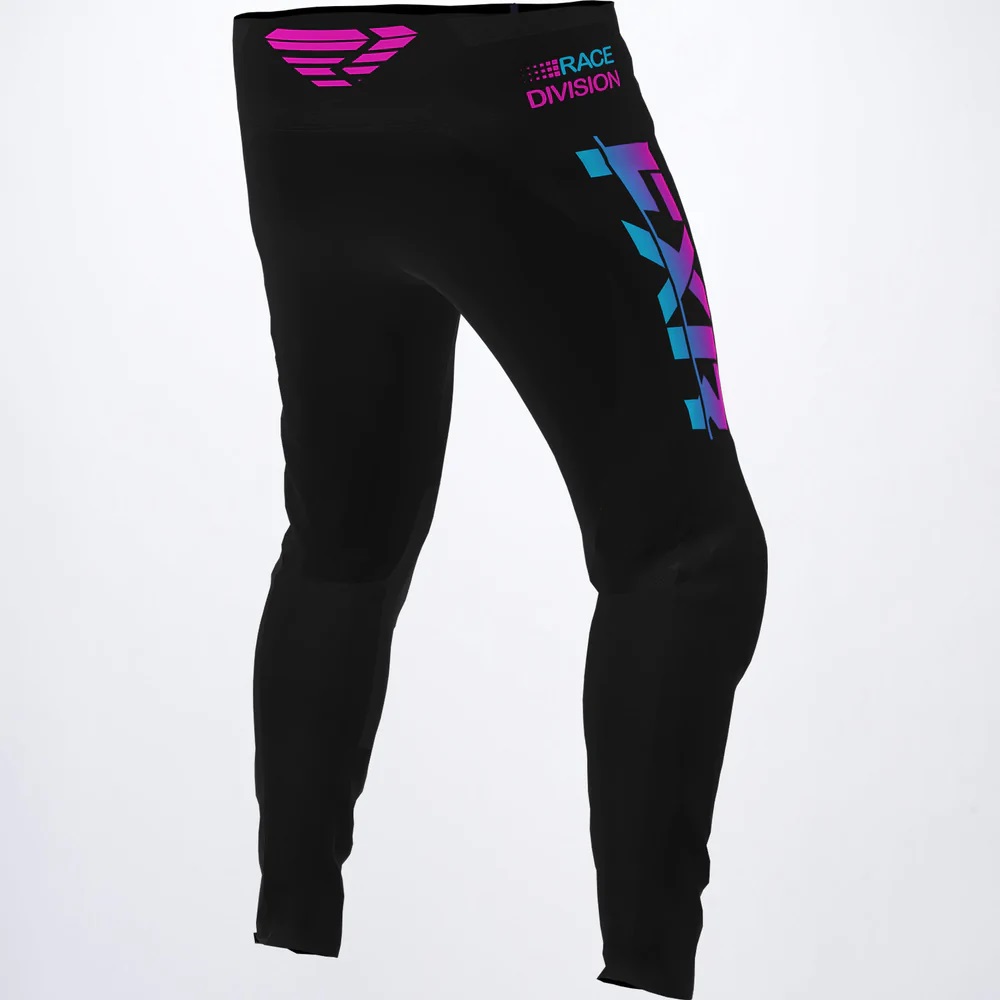 FXR Crossbyxa Clutch Pro Svart/Blå/Rosa (Junior) bild 2