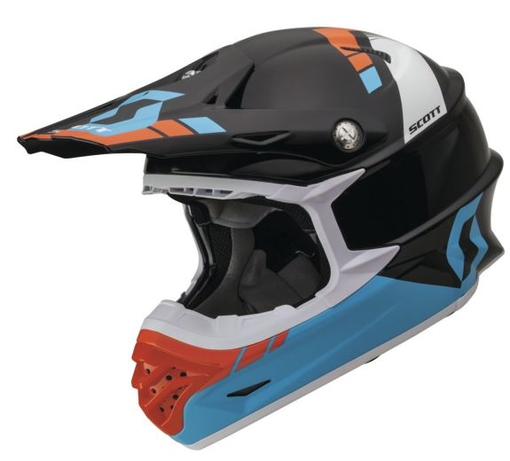 Scott Crosshjälm 350 Pro Photon Blå/Svart