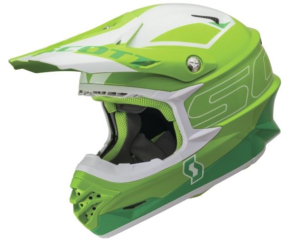 Scott Crosshjälm 350 Pro Stratum Grön/Vit