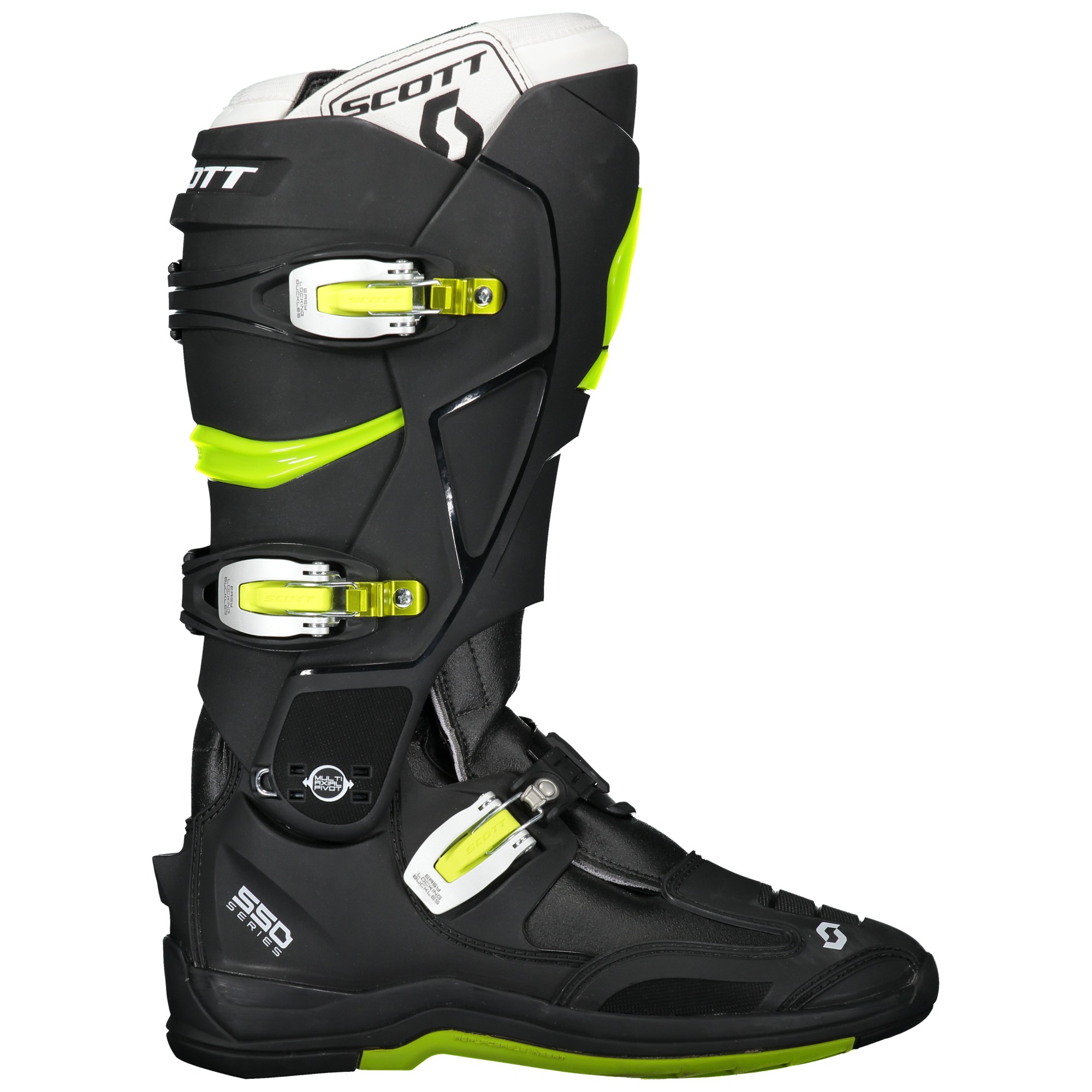 Scott Crosstövel MX 550 Svart/Grön bild 13