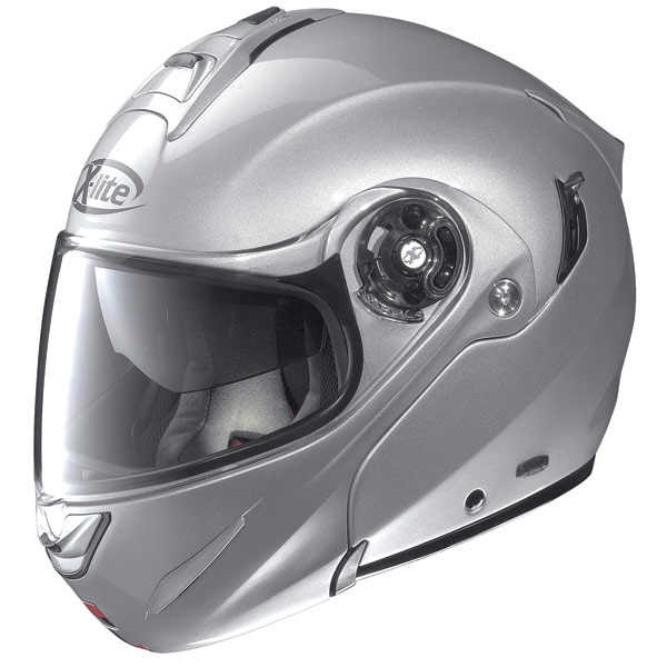 X-Lite Hjälm Öppningsbar X-1003 Elegance N-Com Silver