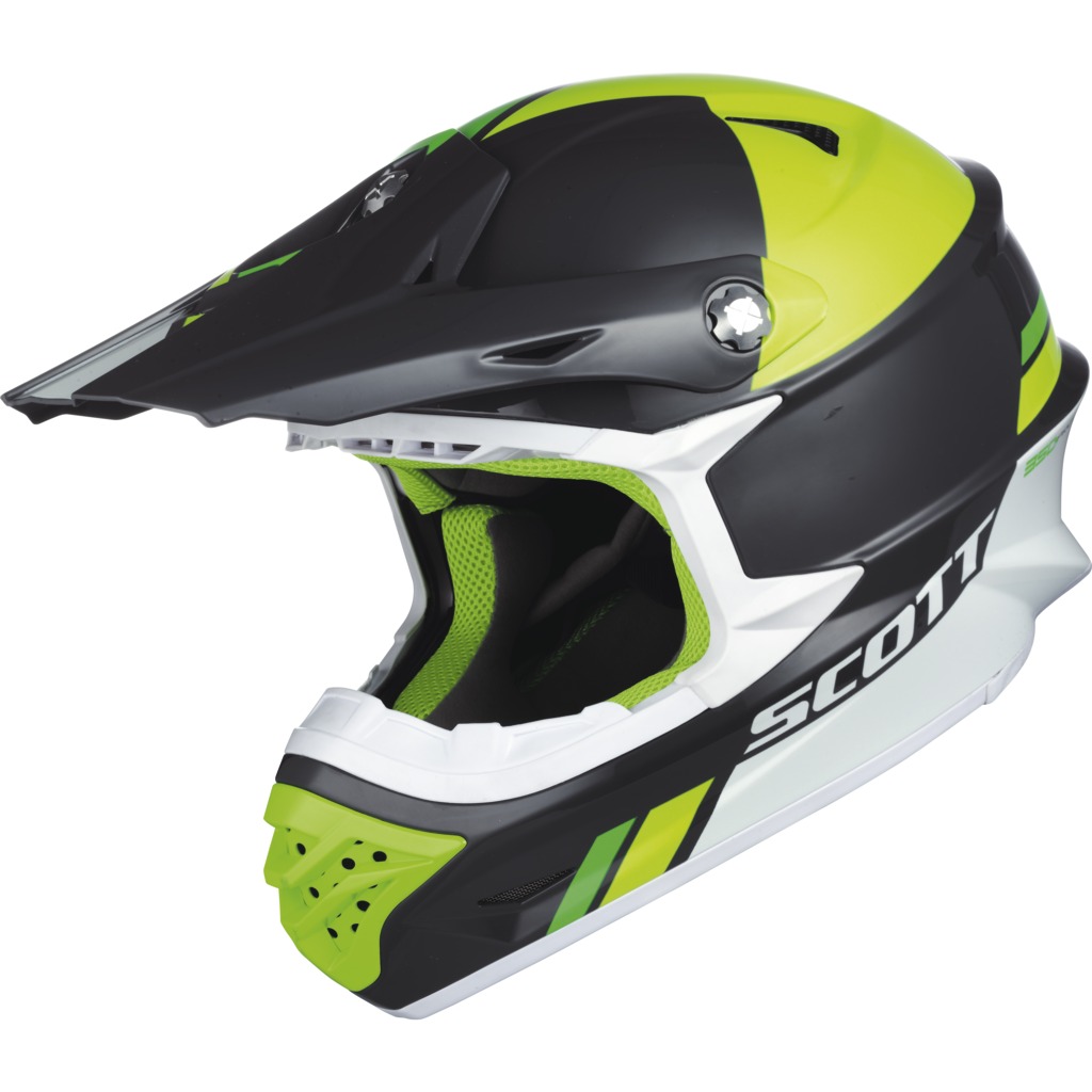 Scott Crosshjälm 350 Pro Trophy Grå/Grön
