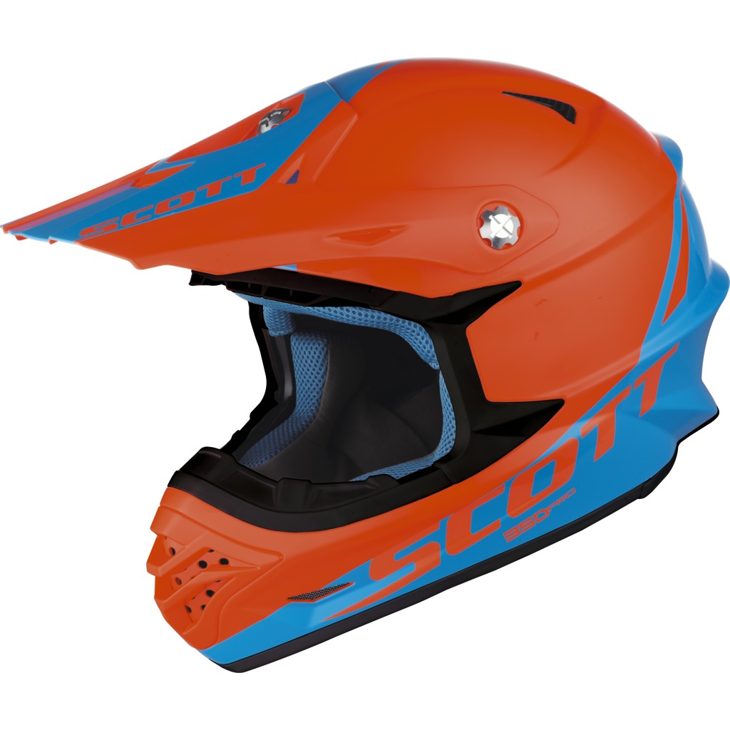 Scott Crosshjälm 350 Pro Race Orange/Blå