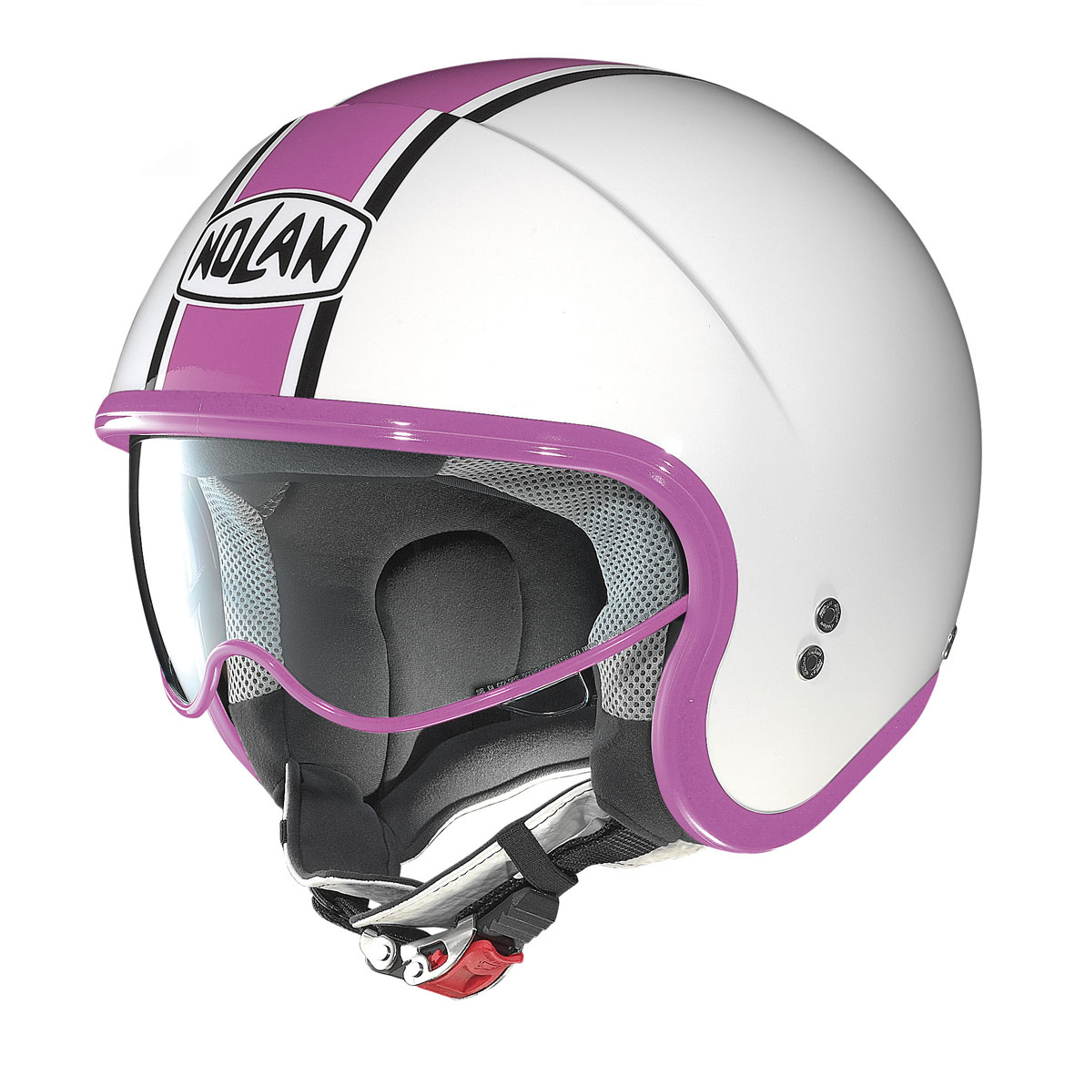 Nolan Hjälm Jet N21 Caribe Vit/Lila