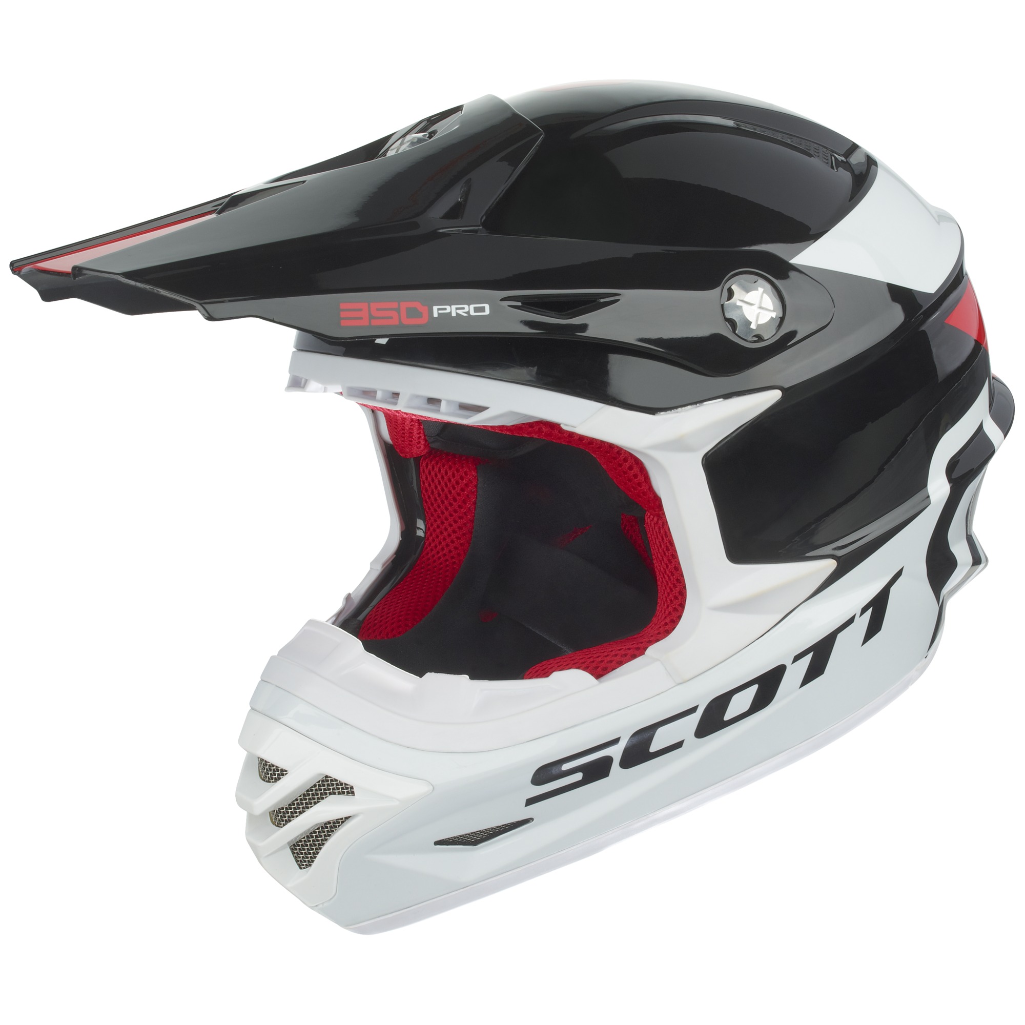 Scott Crosshjälm 350 Pro Race Svart/Röd 