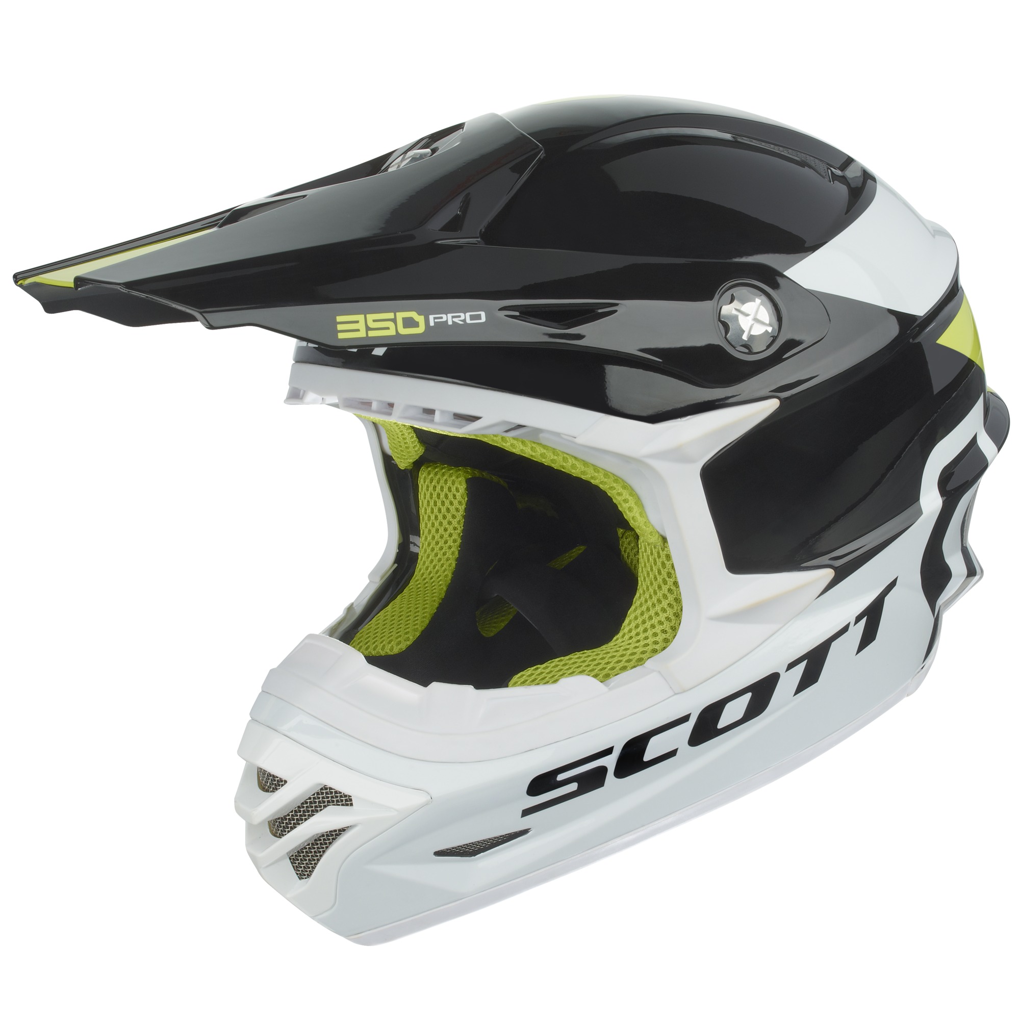 Scott Crosshjälm 350 Pro Race Svart/Grön