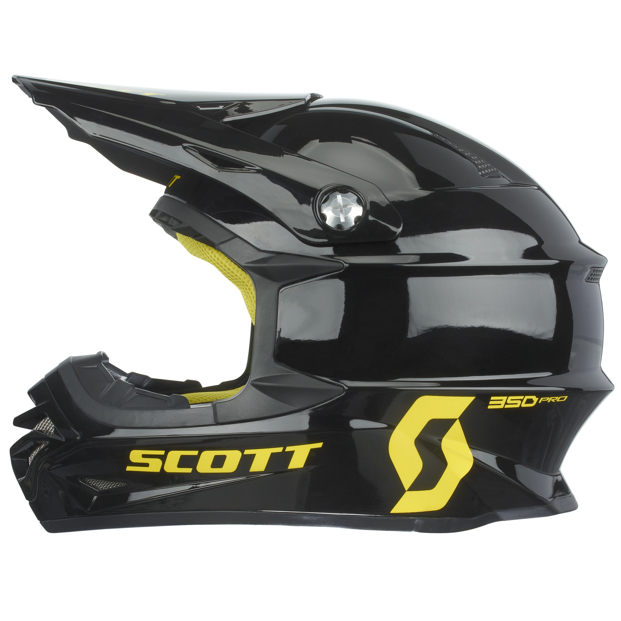 Scott Crosshjälm 350 Pro Svart/Gul bild 2
