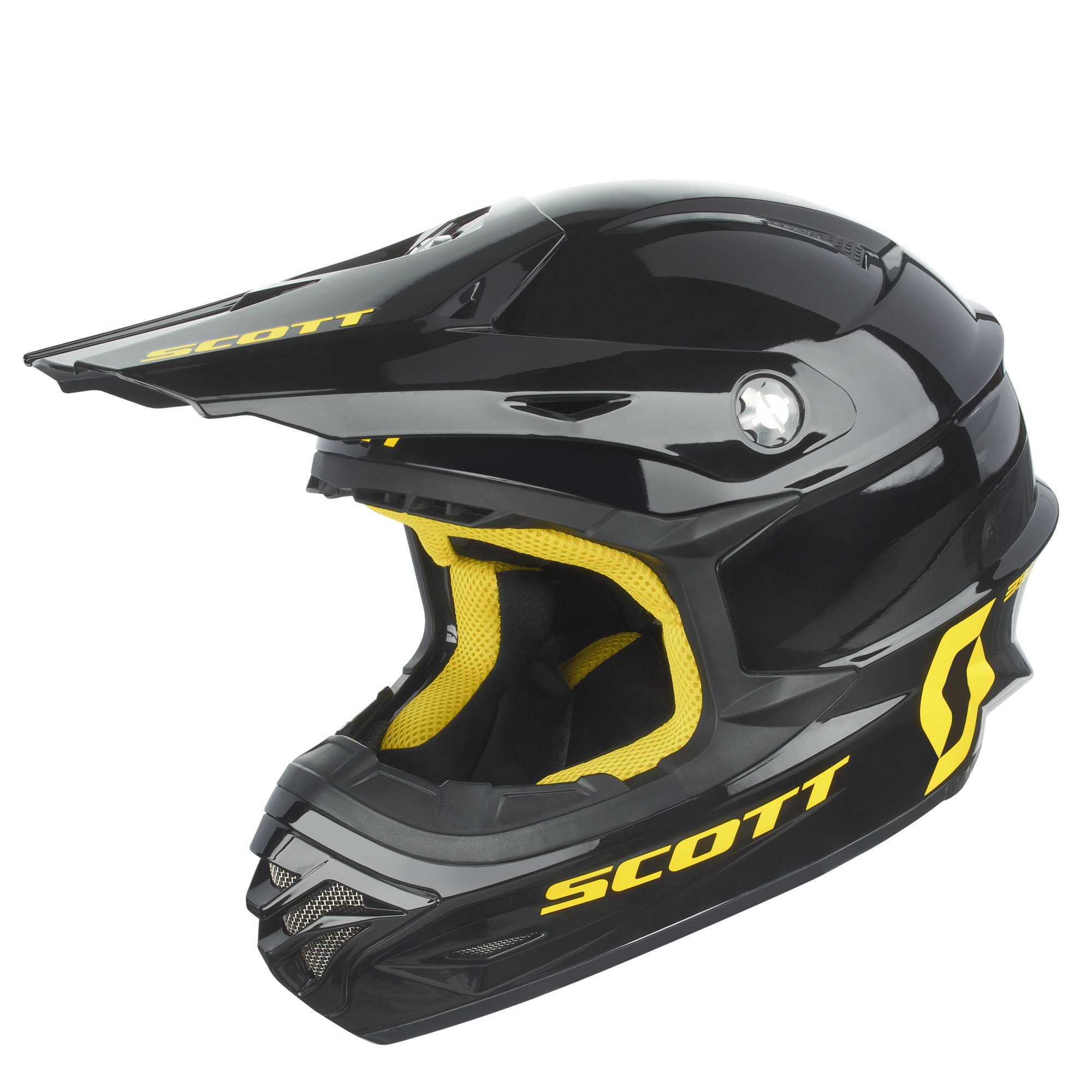 Scott Crosshjälm 350 Pro Svart/Gul bild 5