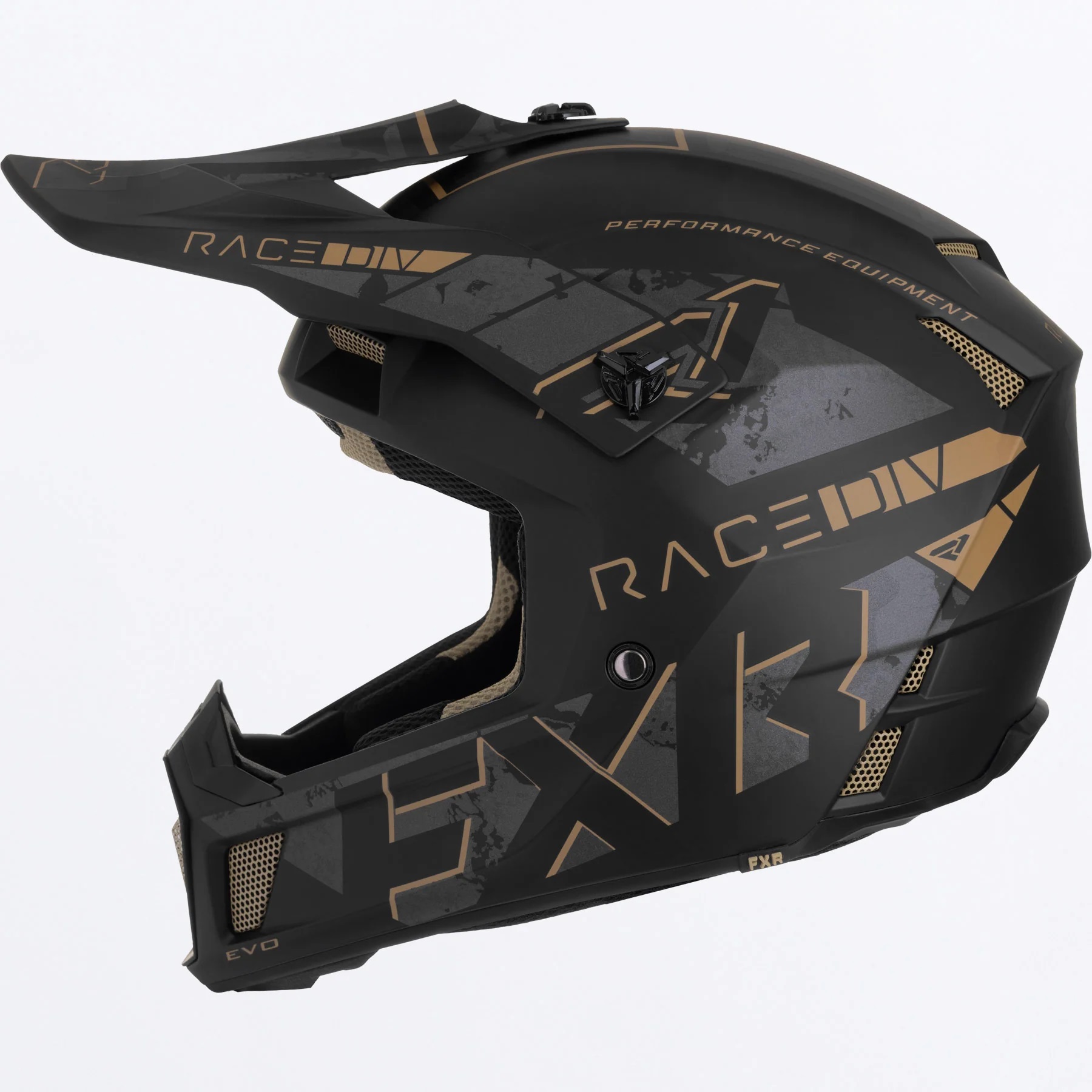 FXR Crosshjälm Clutch Stealth Canvas (Matt) bild 2