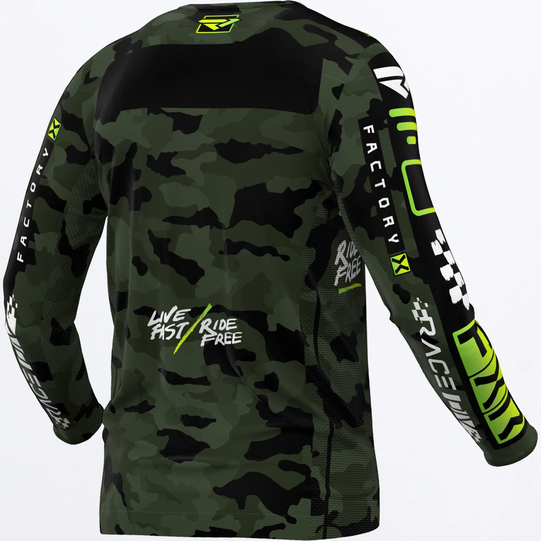 FXR Crosströja Podium Grön-Camo bild 2
