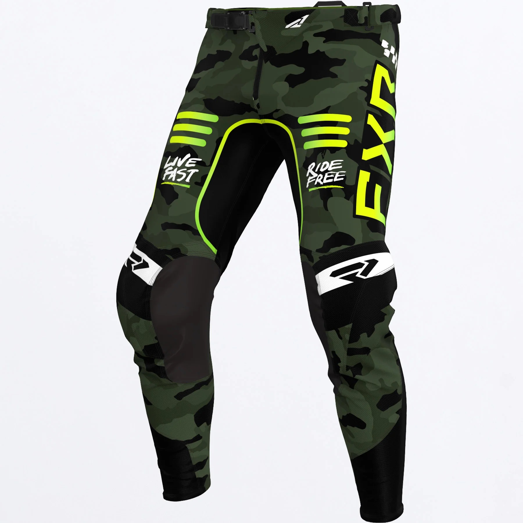 FXR Crossbyxa Podium Grön-Camo (Junior)