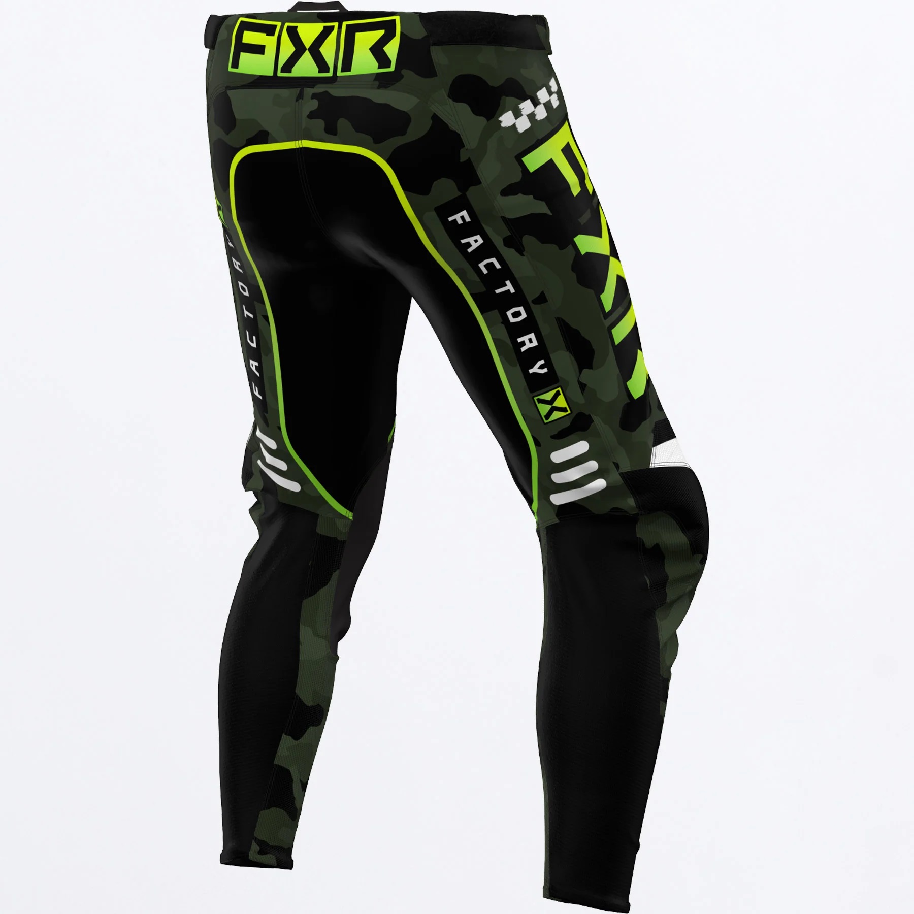 FXR Crossbyxa Podium Grön-Camo (Junior) bild 2