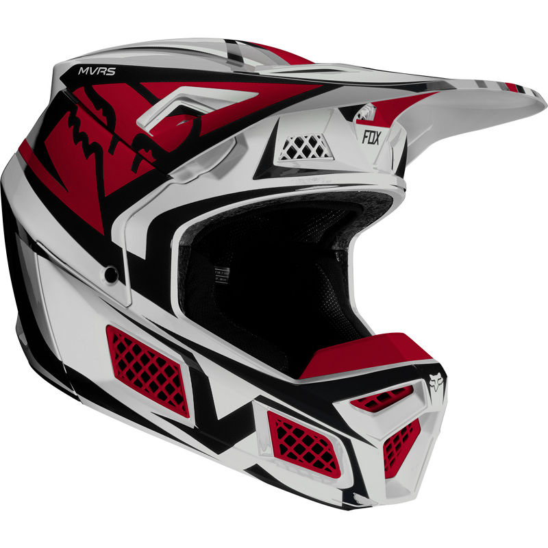 Fox Crosshjälm V3 Idol Röd