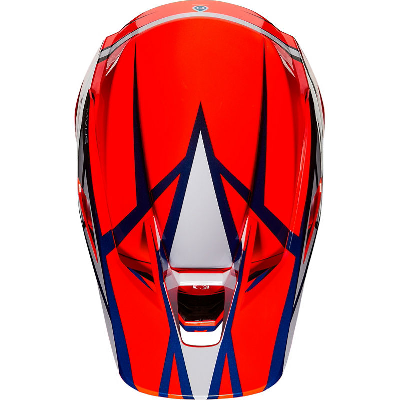 Fox Crosshjälm V3 Idol Orange bild 3