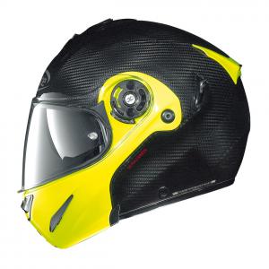 X-Lite Hjälm Öppningsbar X-1003 Ultra Carbon Dryad Fluogul bild 2