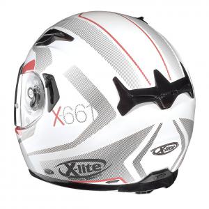 X-Lite Hjälm X-661 Point Croix N-Com Vit bild 2