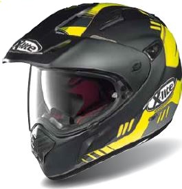 X-Lite Hybridhjälm X-551GT Calama N-Com Mattsvart/Gul