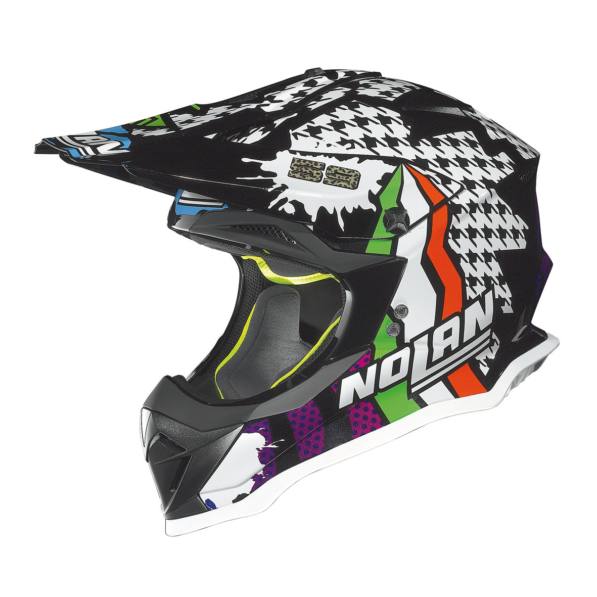 Nolan Crosshjälm N53 Practice Replica Svart bild 2