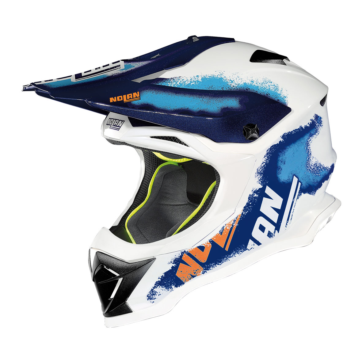 Nolan Crosshjälm N53 Lazy Boy Vit
