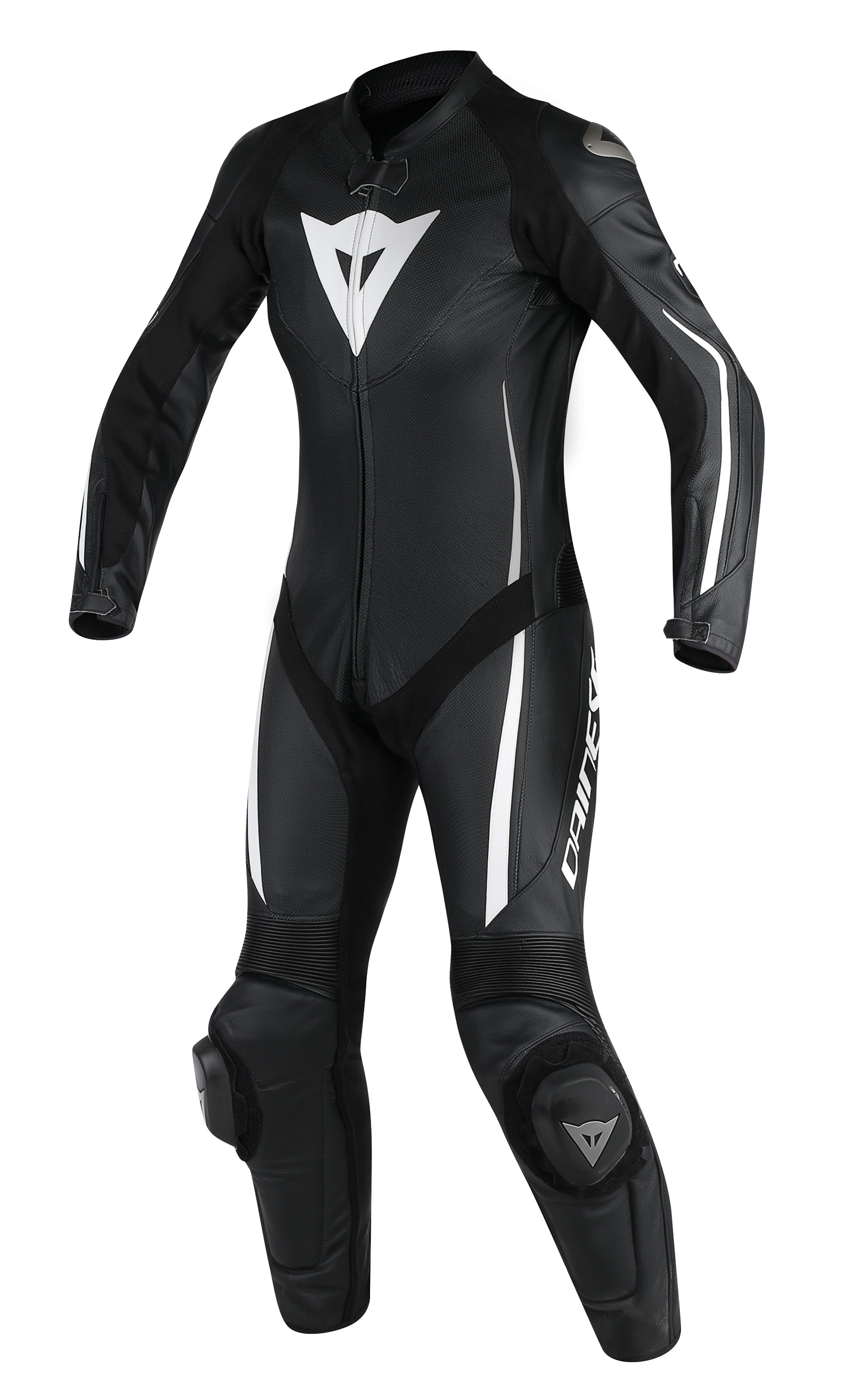 Dainese Skinnställ Assen Ventilerad Svart/Vit Raceställ (dam)