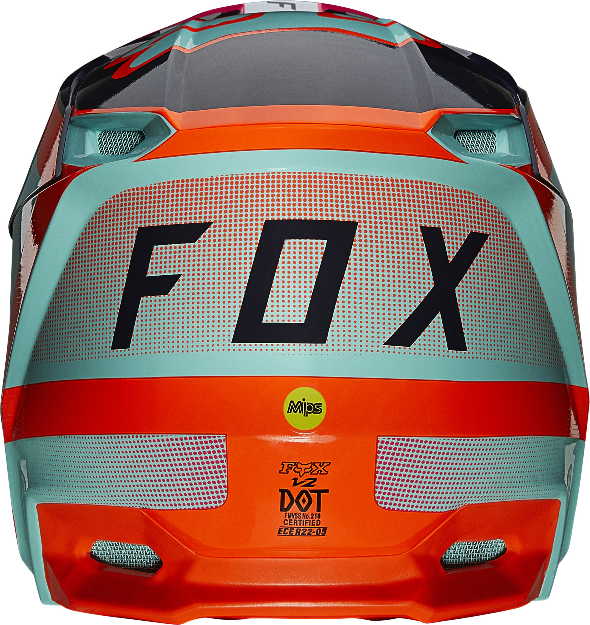 Fox Crosshjälm V2 Voke Aqua bild 5