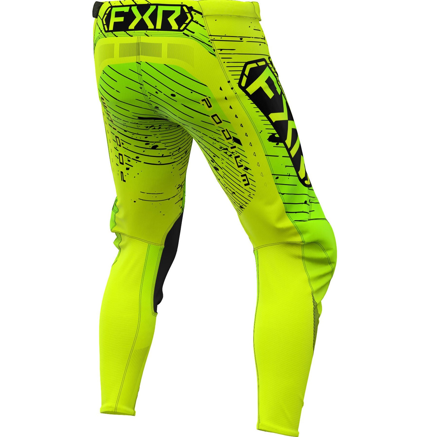 FXR Crossbyxa Podium Fluogul/Svart bild 2