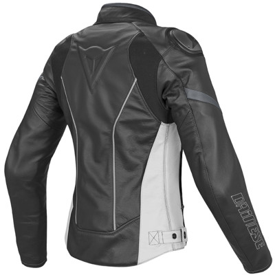 Dainese Skinnjacka G. Racing D1 Svart/Vit (Dam) bild 2