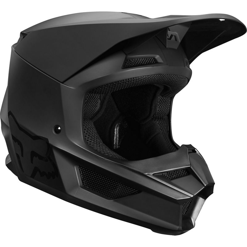 Fox Crosshjälm V1 Mattsvart (Junior) v1