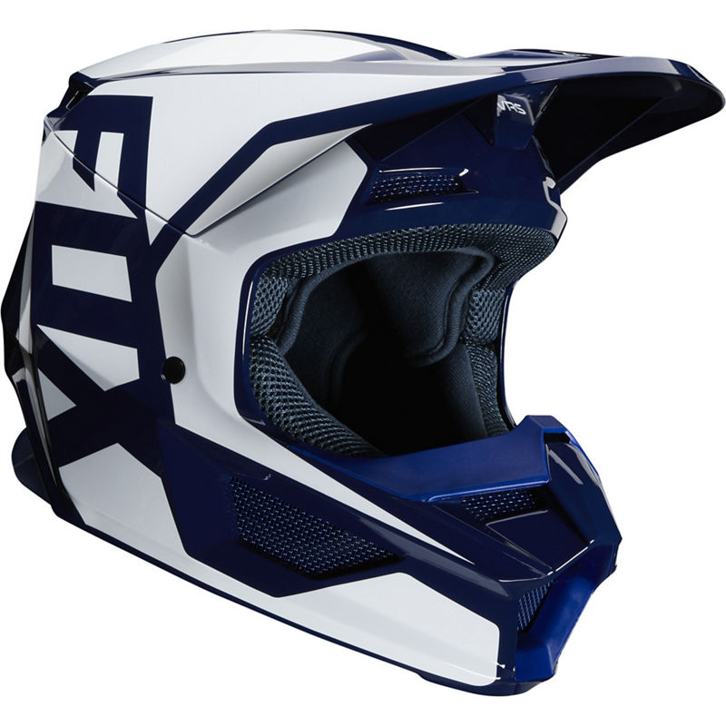 Fox Crosshjälm V1 Prix Blå (Junior)