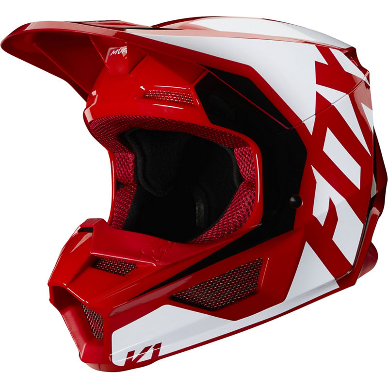 Fox Crosshjälm V1 Prix Röd (Junior) bild 2