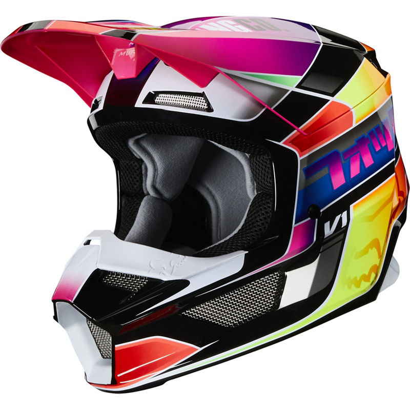 Fox Crosshjälm V1 Yorr Svart/Rosa (Junior) bild 2