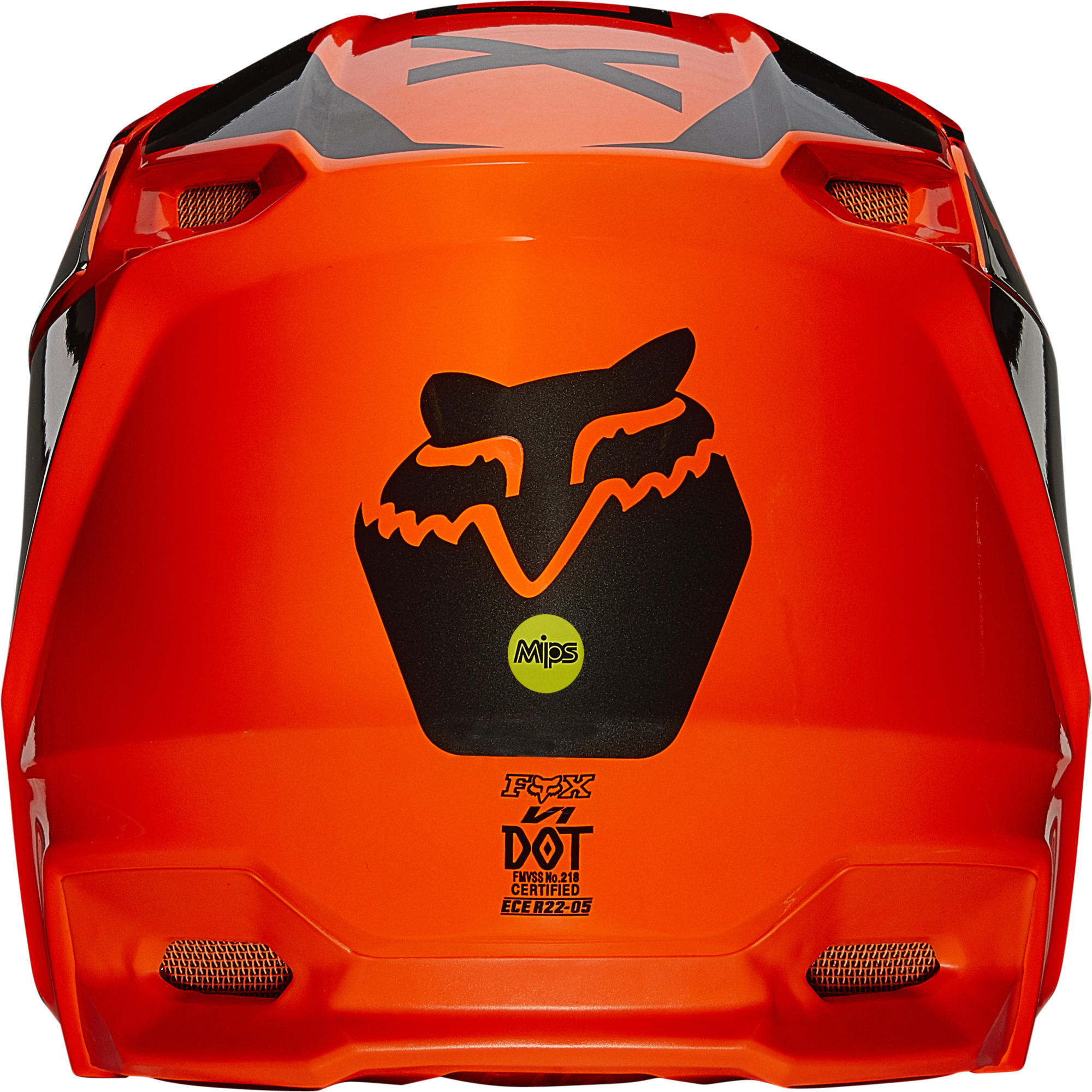 Fox Crosshjälm V1 Revn Fluoorange bild 5
