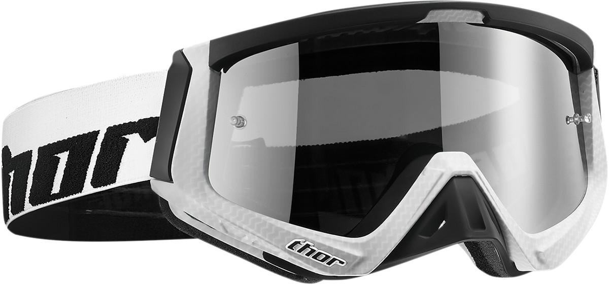 Thor Crossglasögon Sniper Carbon Vit/Svart