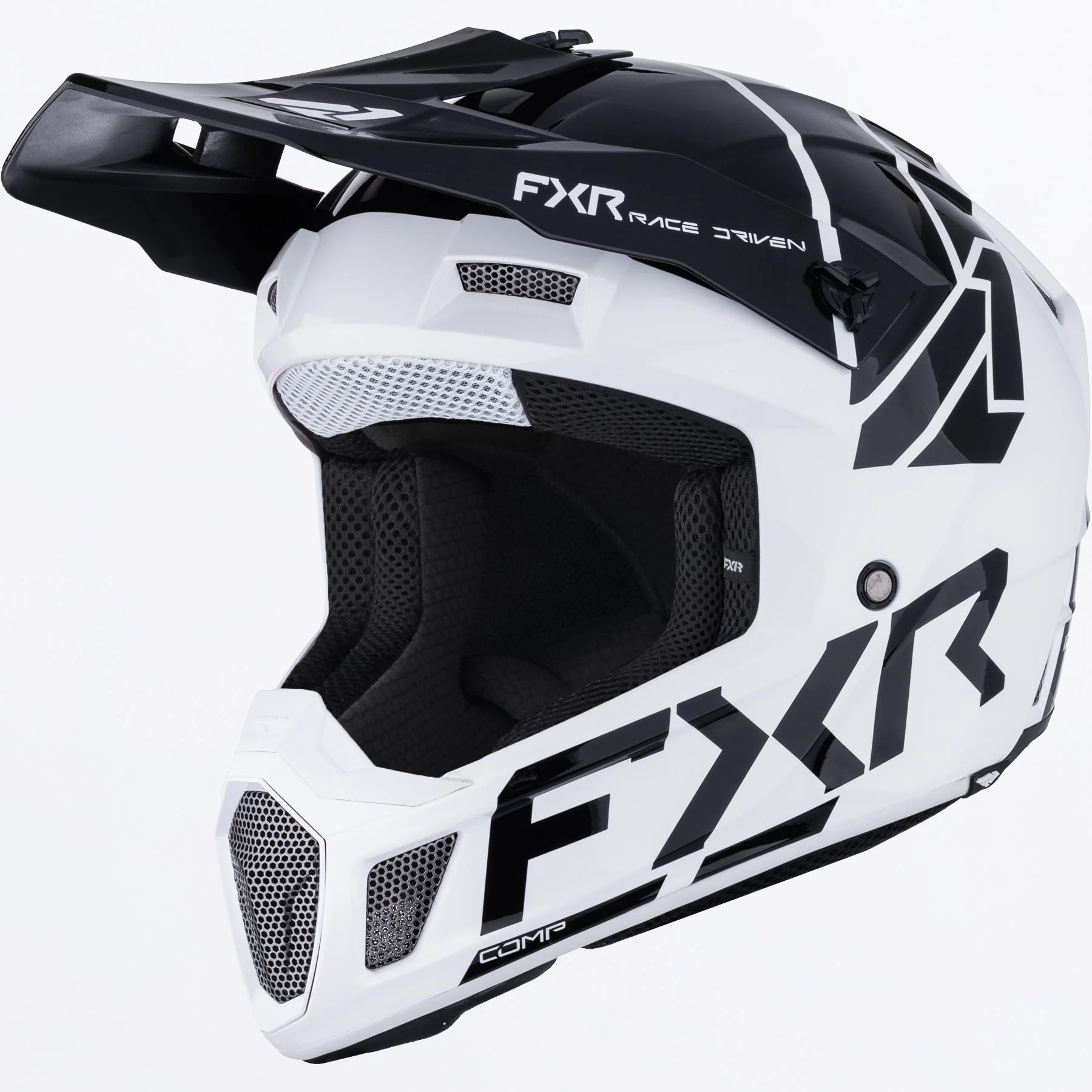FXR Crosshjälm CLUTCH MX Vit/Svart