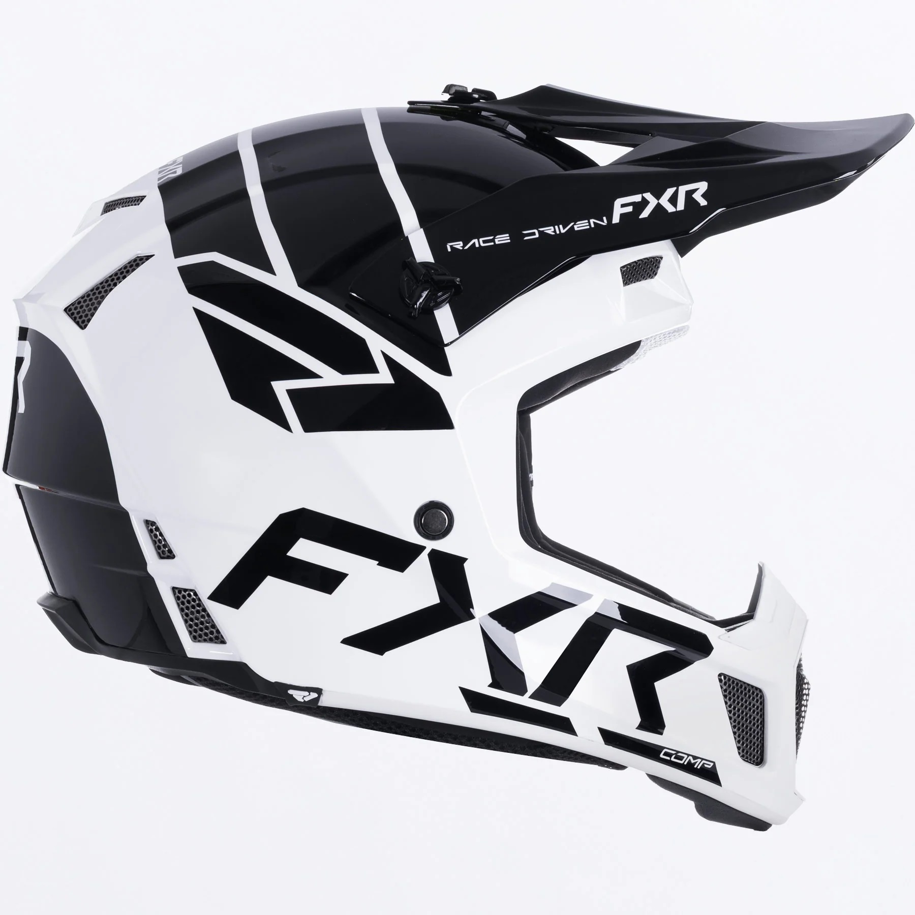 FXR Crosshjälm CLUTCH MX Vit/Svart bild 2