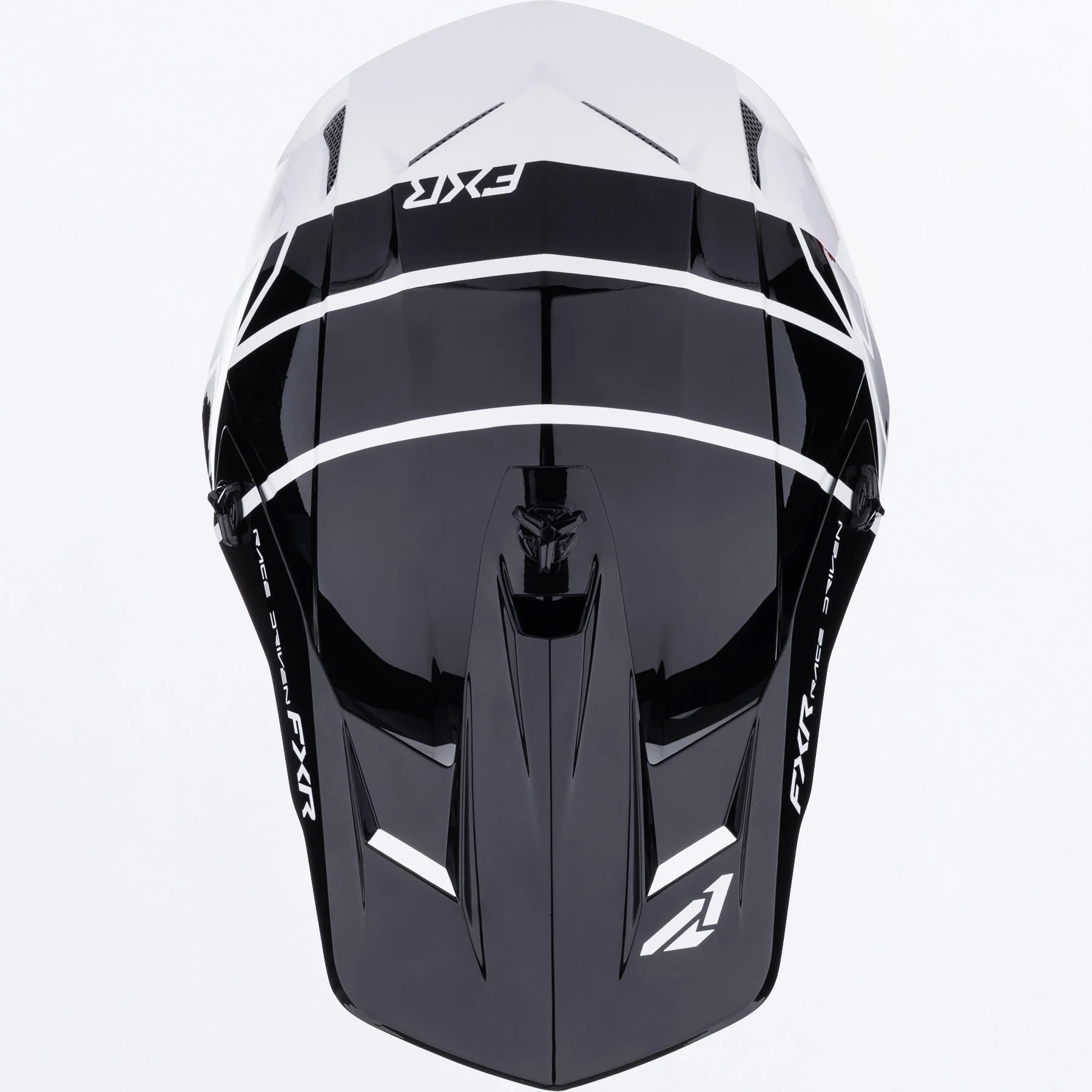 FXR Crosshjälm CLUTCH MX Vit/Svart bild 3
