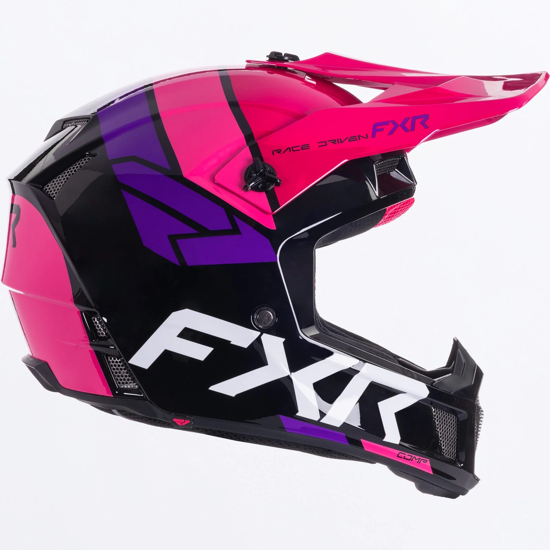 FXR Crosshjälm CLUTCH MX Svart/Razz bild 2